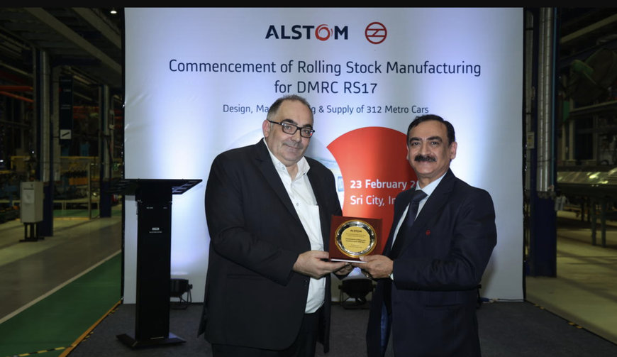 ALSTOM COMMENCES PRODUCTION OF LATEST GENERATION TRAINSETS FOR DMRC PHASE IV